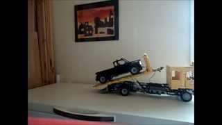 preview picture of video 'LEGO technic MAN flatbed towtruck'