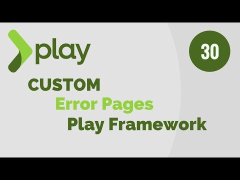 Play Framework Tutorial 30 | Create Custom Error Pages