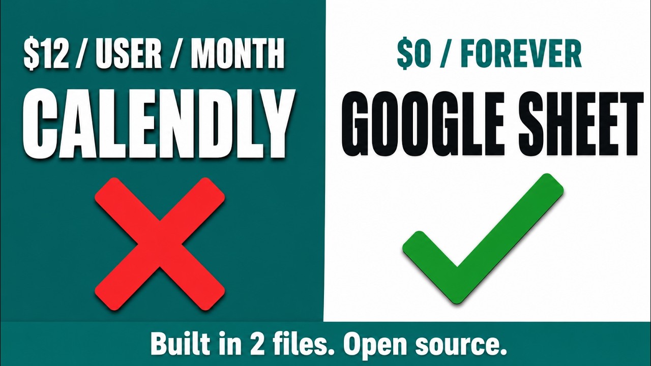 Smart Scheduler — free Calendly alternative in Google Sheets