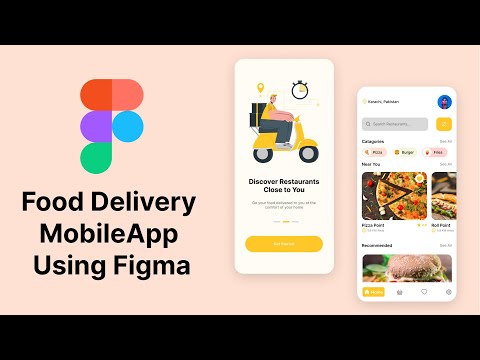 Food Delivery Mobile App Design Using Figma