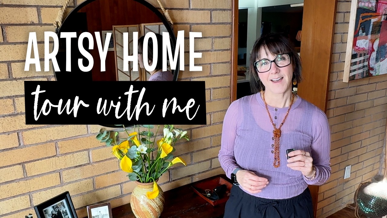 Why I Hang My Own Art … around our mid century house 