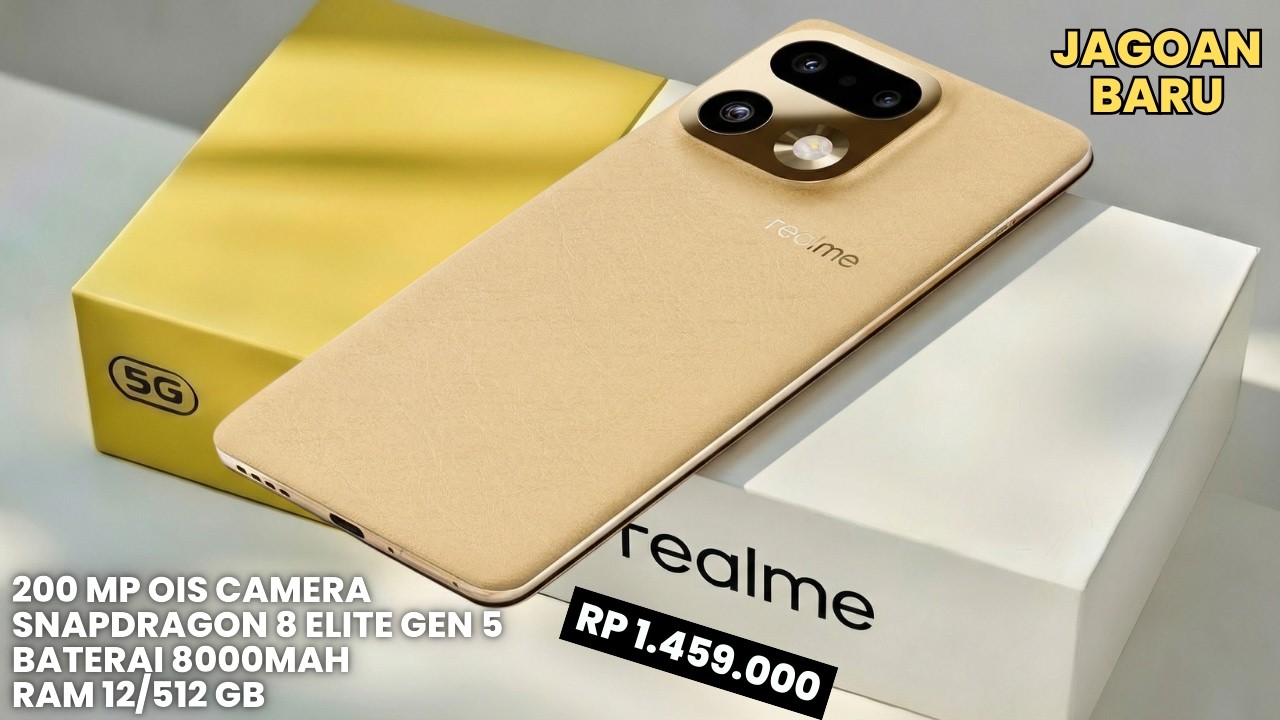 BARU LAUNCHING‼️RAM 12/512GB, 8000MAH, 200 MP | HP REALME TERBARU FEBRUARI 2026