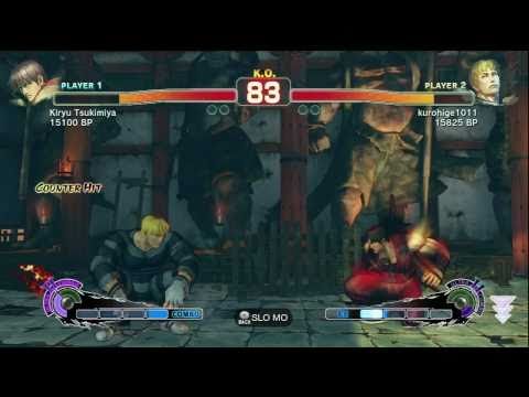 SSF4: Kiryu Tsukimiya (Guy) vs. kurohige1011 (Cody)