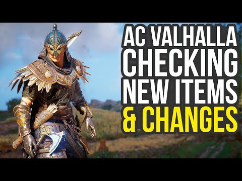 Checking New Items & Changes In Assassin's Creed Valhalla (AC Valhalla Reda April 26)