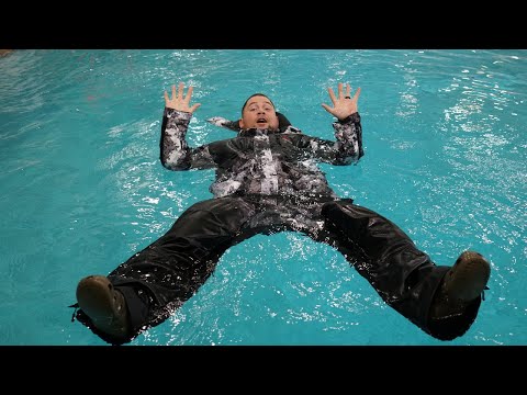 Piscifun Ice Fishing Float Suit TEST - Does it ACTUALLY help you FLOAT?!