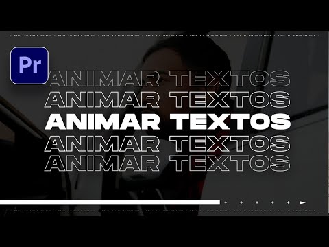 Animar textos con efecto transformar en Premiere Pro