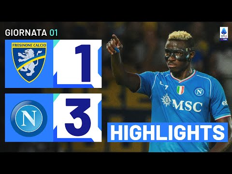 Video highlights della Giornata 1 - Fantamedie - Frosinone vs Napoli