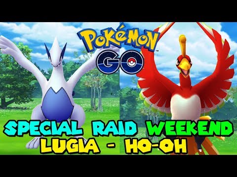 LUGIA AND HO-OH SPECIAL RAID WEEKEND IN POKEMON GO - POKEMON GO LEGENDARY RAID EVENT
