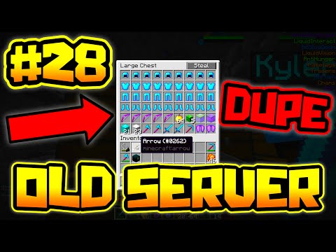 EPIC RAID on RICHEST DUPE BASE! Oldest Minecraft Server #28
