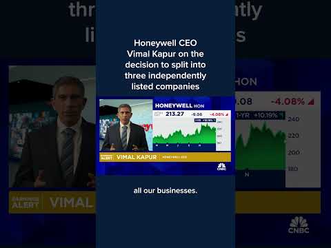 Honeywell CEO Vimal Kapur on the decision to split into three independently listed companies