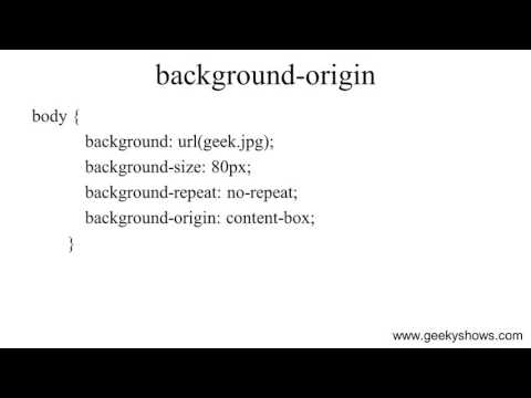 background origin property in CSS Hindi