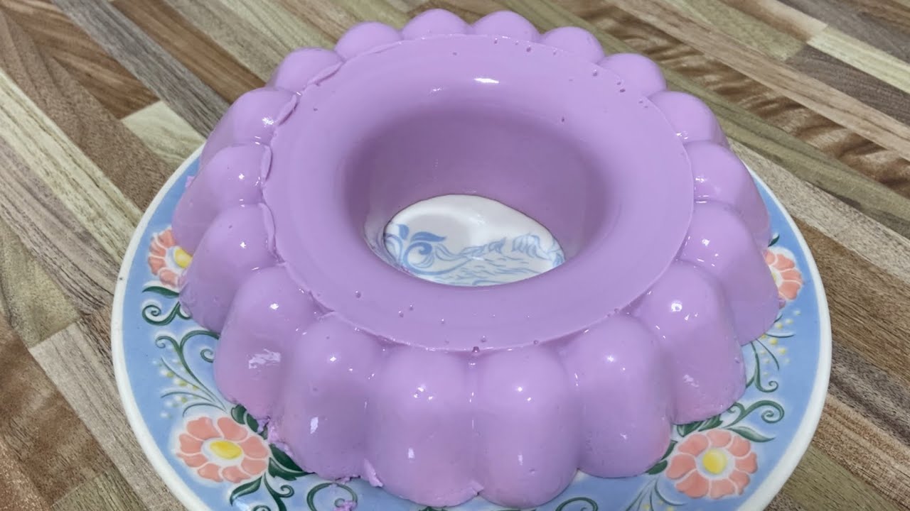 PUDIM DE GELATINA DE UVA🍇 ✨fácil, rápido e muito gostoso✨