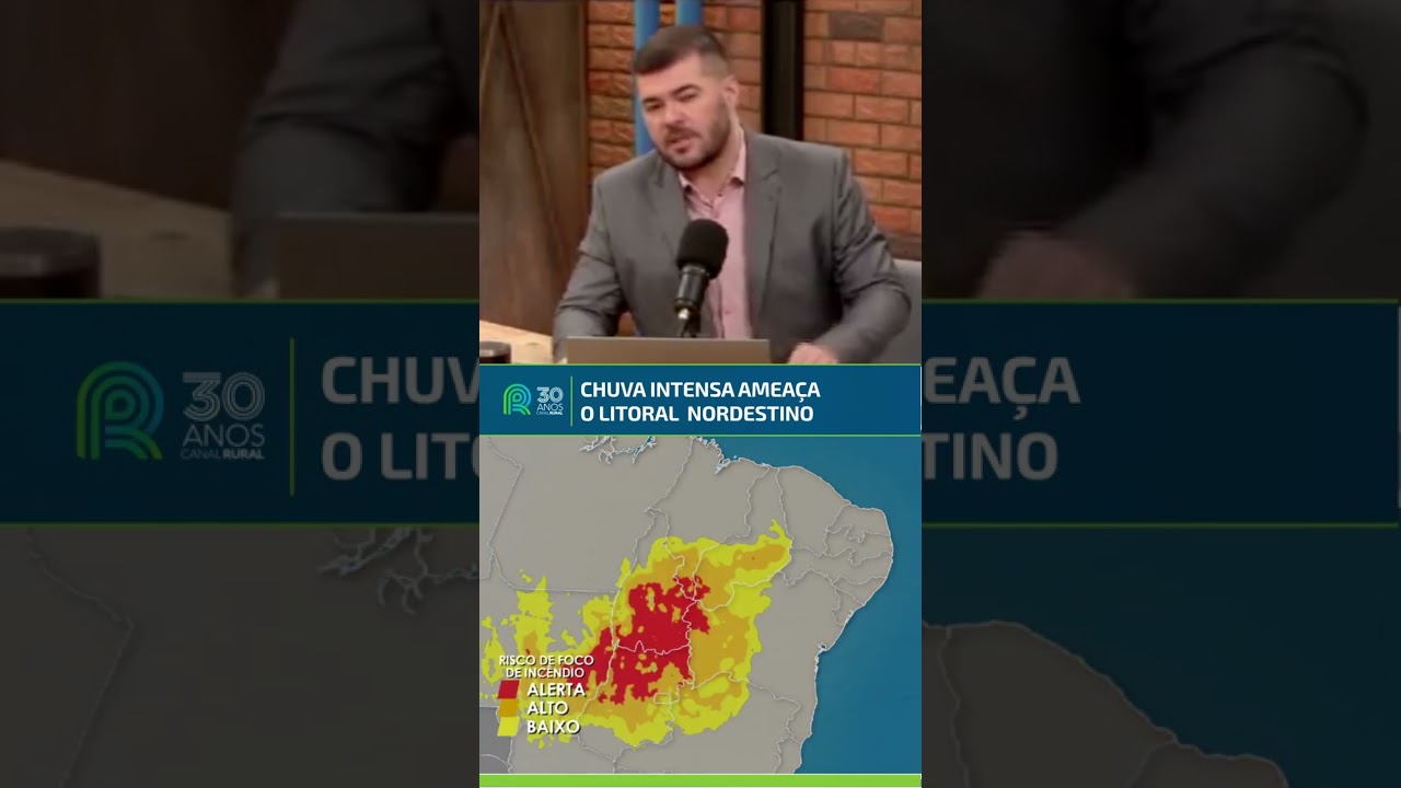 Chuva intensa ameaça o litoral nordestino | Previsão do tempo