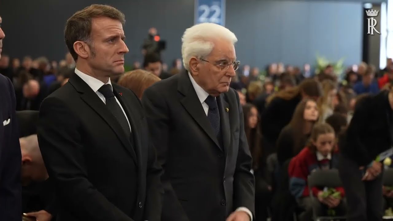 IL PRESIDENTE MATTARELLA ALLA CERIMONIA DI CRANS-MONTANA