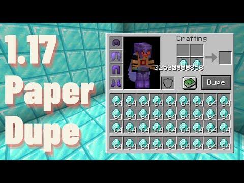 How to Duplicate Items in Minecraft 1.17 Multiplayer Servers [Spigot & Paper]