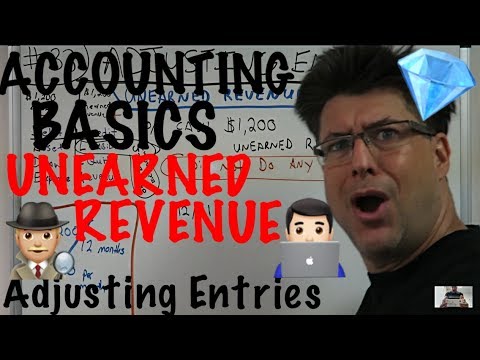 Accounting for Beginners #33 / Adjusting Entries / Journal Entries / Unearned Revenue