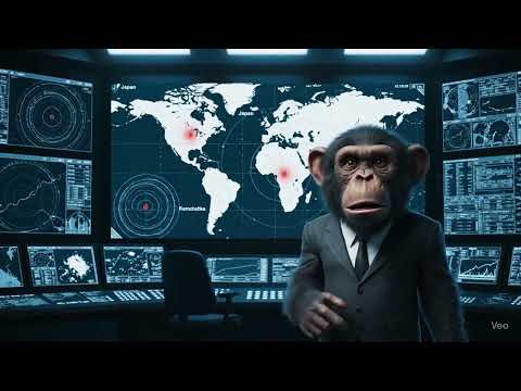 "Tsunami Warning After Russia Earthquake: The Monkey Knows What's Coming 🌊⚠️