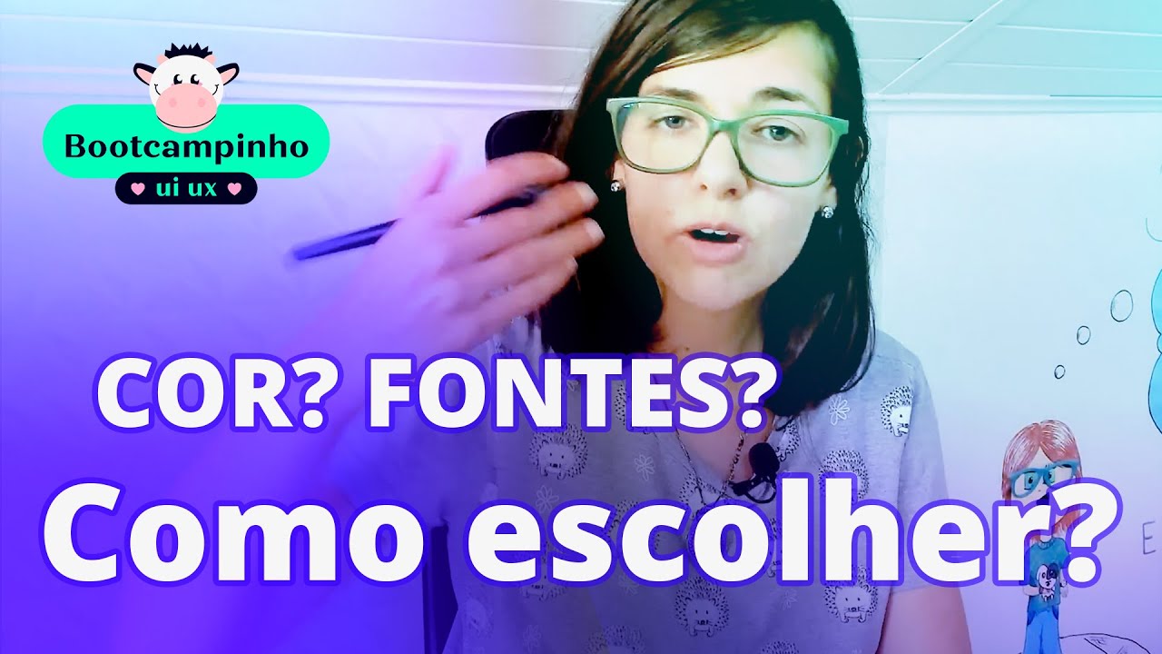 Design de interface: tipografia, cores e mais! | Bootcampinho UI/UX Design