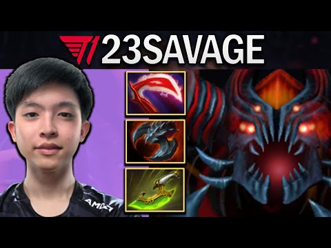 T1.23SAVAGE SHADOW FIEND WITH SWIFT BLINK - 22 KILLS - DOTA 2 GAMEPLAY
