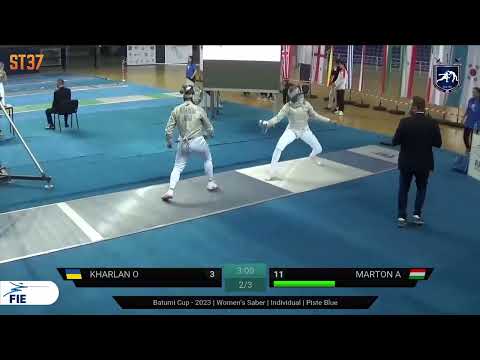Batumi World Cup 2023 SWS - L8 - Olga Kharlan UKR v Anna Marton HUN