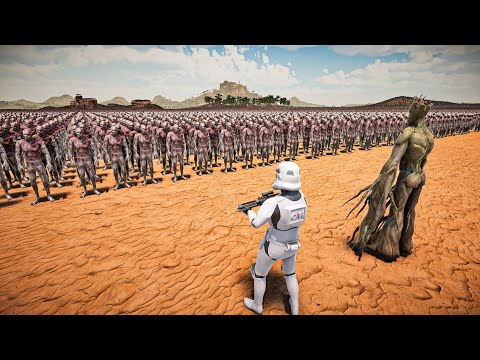 GROOT & STORMTROOPER VS 1,000,000 MUTANT ZOMBIES - Ultimate Epic Battle