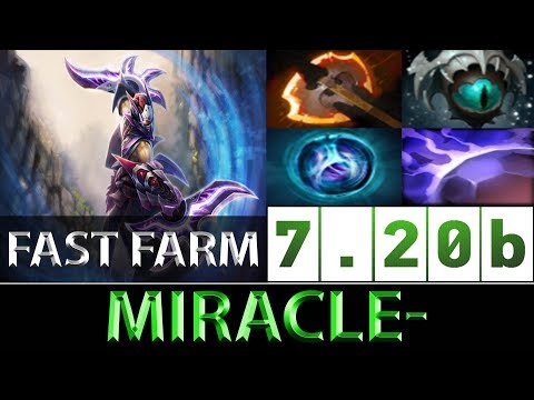 Miracle- [Anti-Mage] Fast Farm Reflect Everything ► Dota 2 7.20b