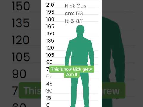 This is how Nick went from 173cm to 181cm! #growtaller #growth #height #cm #howtogrowtaller