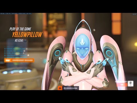 WHAT PRO ECHO LOOKS LIKE IN OW 2 - COLOURHEX! POTG! [ OVERWATCH 2 SEASON 8 TOP 500 ]