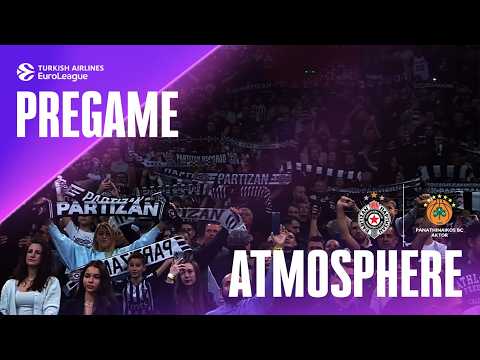Belgrade in FULL VOICE: Partizan vs Panathinaikos | PREGAME ATMOSPHERE