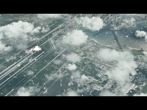 Space Elevator attack - The Wandering Earth II (2023)