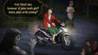 Download lagu Lupa Jalan Pulang - Tersesat muter2 di jalan angker #HORORMISTERI | Kartun Hantu Animasi Horor mp3