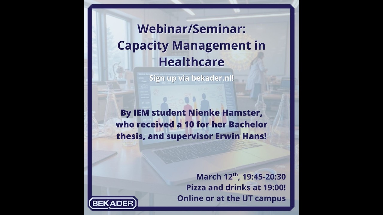 Webinar: Capacity Management in the Healthcare Sector