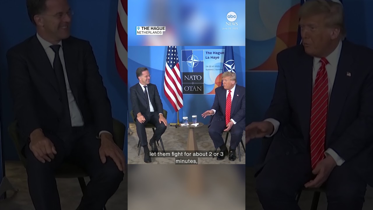 NATO chief Rutte calls Pres. Trump 'Daddy' at summit