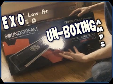 Soundstream TX1 Amplifier Un-Boxing / EXO's DUAL Tarantula TX1.2600d - 2 NEW SS Monoblock BASS AMPS