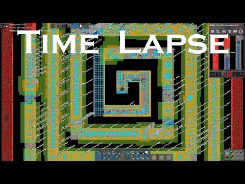 Factorio Timelapse - Spiral Megabase (8K Ultra HD)