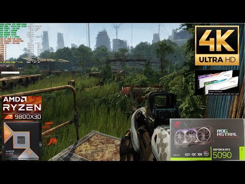 Crysis 3 Remastered 4K Gameplay / ASTRAL RTX 5090 / AMD Ryzen 7 9800X3D
