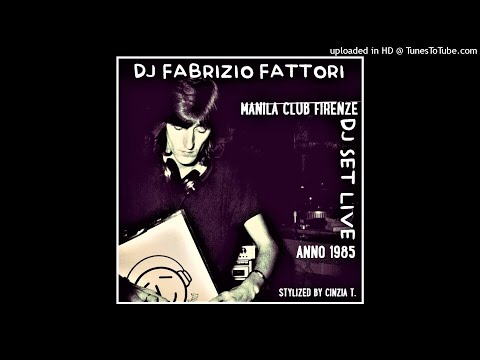 DJ FABRIZIO FATTORI@INEDITO Anno 1985 "LIVE" MANILA CLUB (Firenze) - DJ SET (Video by Cinzia T.)