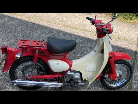 Honda C50 Little Cub 14 - Walk Around and Short Ride Out (Classic Motorcycle)