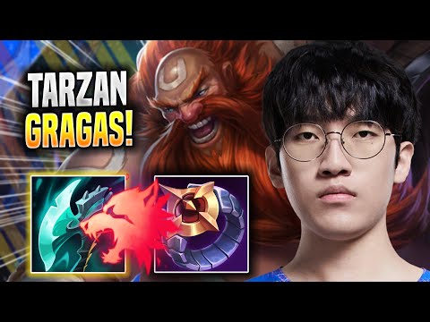 TARZAN IS SO GOOD WITH GRAGAS! - LNG Tarzan Plays Gragas JUNGLE vs Lee Sin! | Season 2022