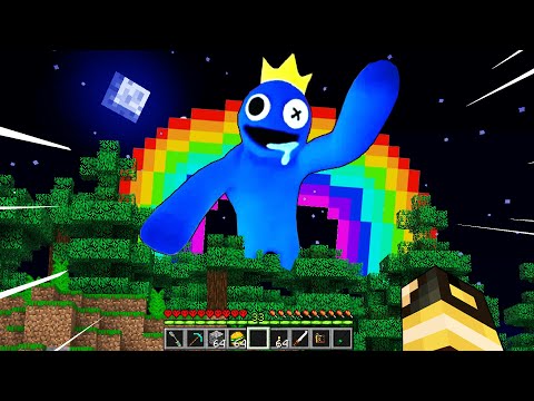HO INCONTRATO I RAINBOW FRIENDS NEL MIO MONDO DI MINECRAFT!!