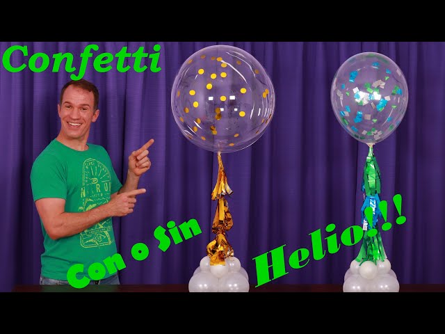 Vídeo relacionado con 40 Globos Confeti, Confetti Balloon. Globo Transparente con Confeti Dorado para Fiesta de Cumpleaño, Graduacion y Año Nuevo
