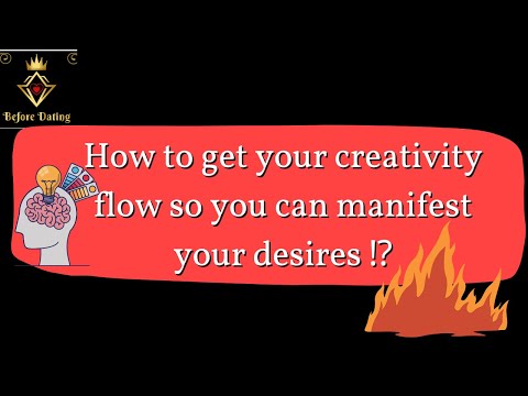🔴 How to get your creativity flow  so you can  manifest your desires ⁉️