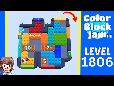 Color Block Jam Level 905 (1806) Solution Walkthrough