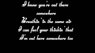 Out There Somewhere - Ashley Gearing (Lyrics)