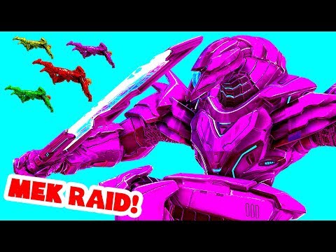 ARK EXTINCTION TEK MEK RAID! EP8 (Ark Survival Evolved Extinction)