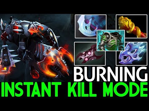 BURNING [Chaos Knight] One Hit Instant Kill Mode Cancer Gameplay 7.22 Dota 2