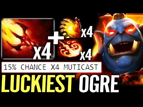 🔥 100% LUCKIEST OGRE MAGI is back — x4 MIDAS x4 DAGON x4 STUN + Octarine IMBA Nuker Dota 2 Pro