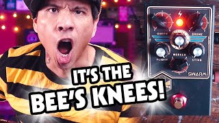 Video thumbnail for My Face Says It All! - Beetronics Swarm | Analog Fuzz Harmonizer Synth pedal by R.J. Ronquillo