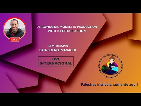 Live Rami Krispin (Data Science Manager) - Deploying ML models in production with R + Github Action
