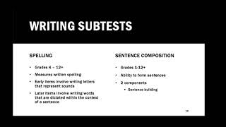 WIAT 4 TEST REVIEW